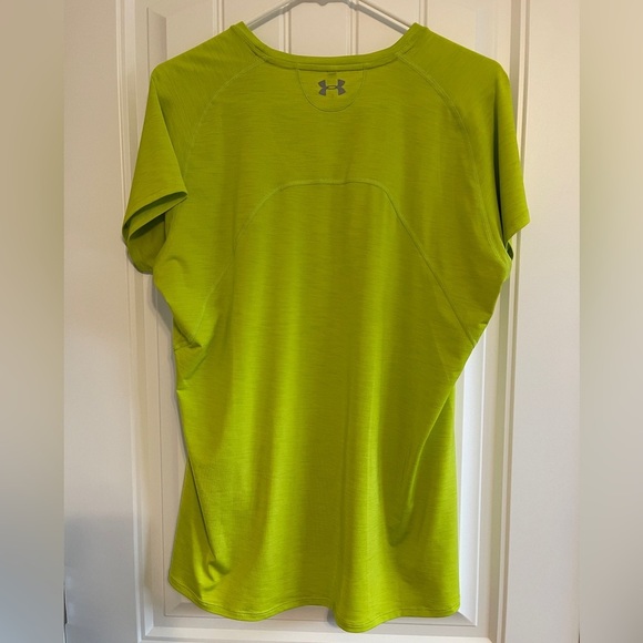 Under Armour Green Fitted Short Sleeve T-Shirt - Picture 2 of 5